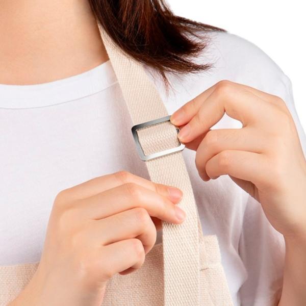 Linen like customizable aprons for adults