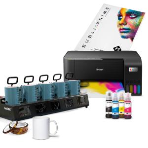 Pack plancha térmica para tazas SUB-T5000  +  impresora Epson EcoTank ET-2860 Series