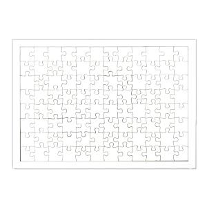Puzzles de 96 piezas de madera con marco (40x28,5 cm)