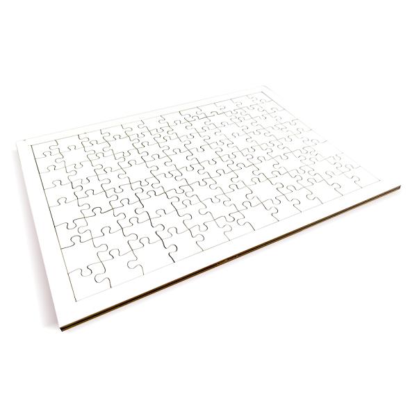 96 pieces wood puzzles with frame (40x28,5 cm)