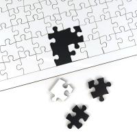 96 pieces wood puzzles with frame (40x28,5 cm)