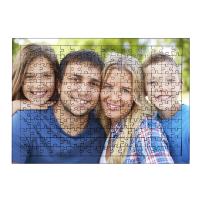 192 pieces wood puzzles with frame (40x28,5 cm)