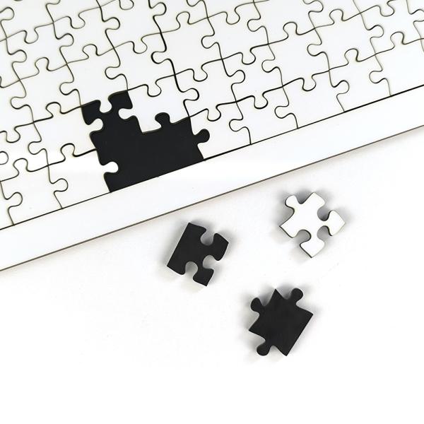 192 pieces wood puzzles with frame (40x28,5 cm)