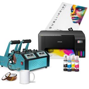 Pack pressa a caldo per tazze InkOne M2 + stampante Epson EcoTank serie ET-2860