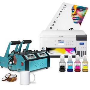 Pack pressa per tazze InkOne M2 + stampante Epson Surecolor SC-F100
