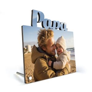 Cadre photo en bois Papa 2
