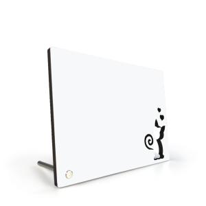 Portafotos Mascota de madera