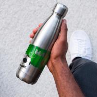 Cola Shape Stainless Steel thermal bottle 350 ml customizable by sublimation