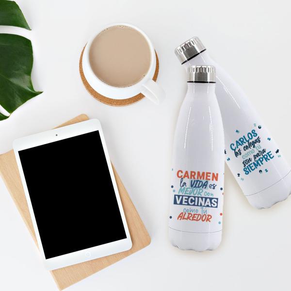 Botella térmica de acero inoxidable 750 ml personalizable por sublimación