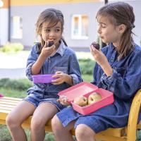 Boîte à lunch avec fermeture personnalisable par sublimation 2D