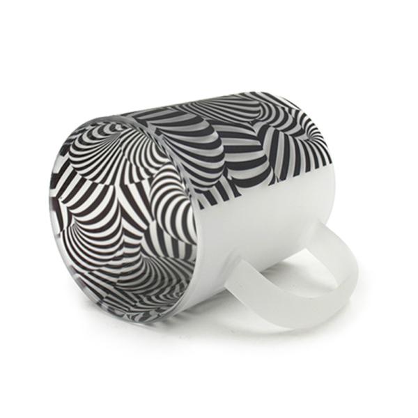 Tazze in vetro satinato personalizzabili tramite sublimazione