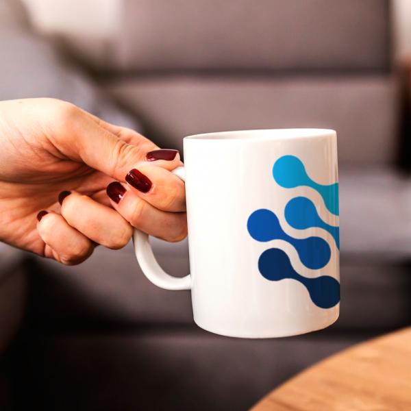 Tazza in ceramica bianca ALTA QUALITÀ AAA