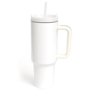 40oz XL tumbler with lid and straw