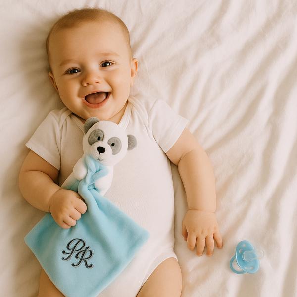 Doudou panda bear for baby for sublimation