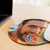 Tapis de souris ronds personnalisables