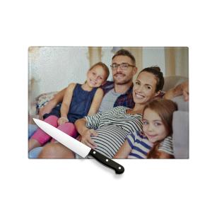 Planches à découper en verre rectangulaire personnalisable 2