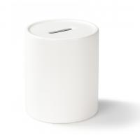 Tirelire en céramique blanche personnalisable par sublimation haute qualité