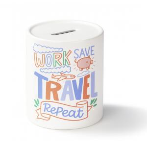 Customizable ceramic money box for sublimation, high quality 2