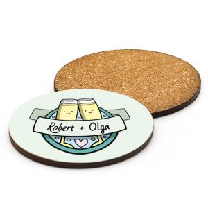 Round wooden coasters (MDF) 2