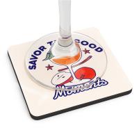 Posavasos cuadrado de madera (MDF)