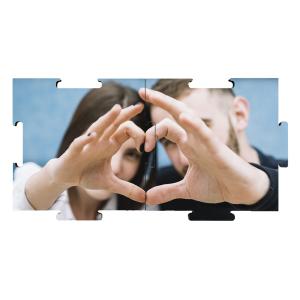 Portafoto a forma di puzzle (confezione da 2 unità) 2