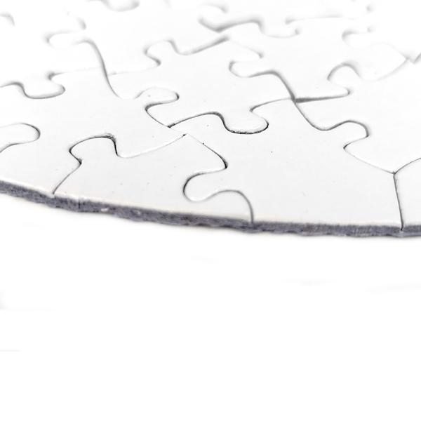 High-quality glossy white sublimation puzzle for Valentine's Day gifts