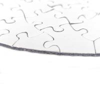 High-quality glossy white sublimation puzzle for Valentine's Day gifts