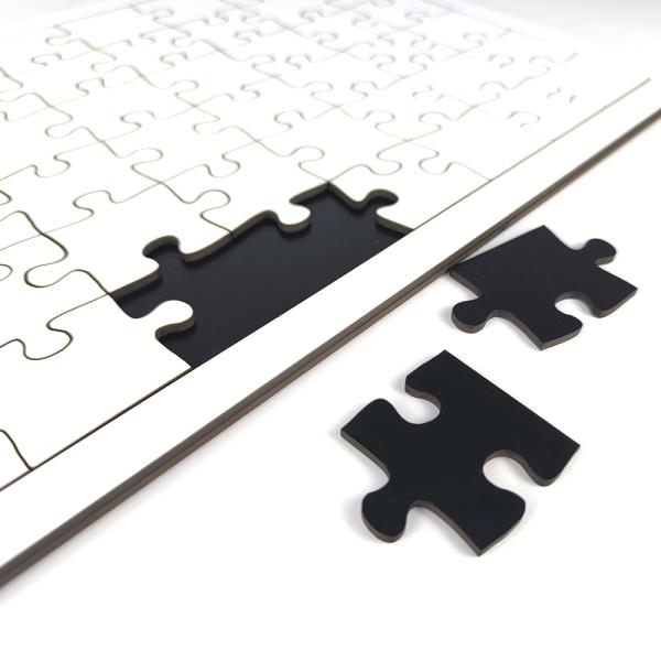 Cadre puzzle en bois sublimable pour décoration ou objets publicitaires