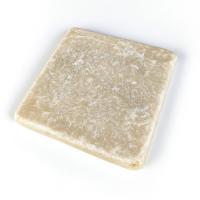 Posavasos cuadrado de mármol con textura rústica