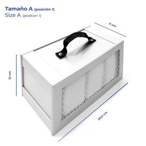Recambio Filtro HEPA Horizontal (Posición 1) para SX8/SZ1 2