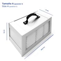 HEPA filter for fume purifier for DTF ovens InkOne SX8 / SZ1 (Position 1)