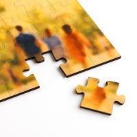 Personalized gift: 96 piece wooden puzzle with premium finish
