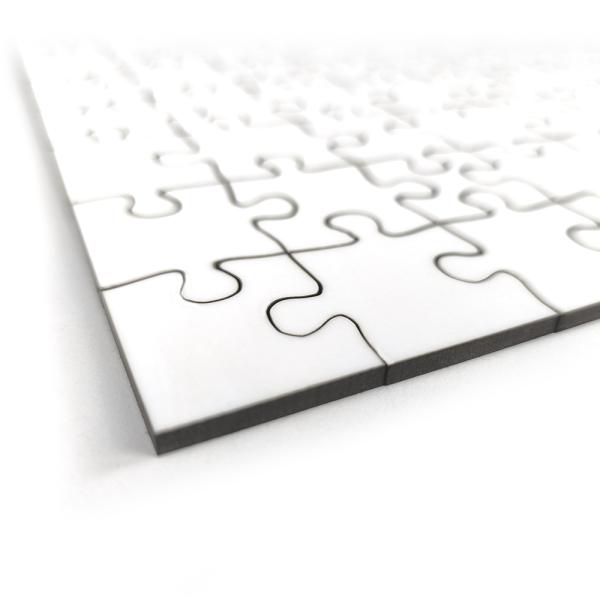 Wooden jigsaw puzzle ideal for merchandising and corporate gifts