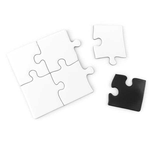 Magnetic puzzle game for sublimation with intense and durable colors