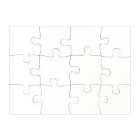 Puzzles magnétiques 12 pièces (10 x 15 cm) personnalisable par sublimation