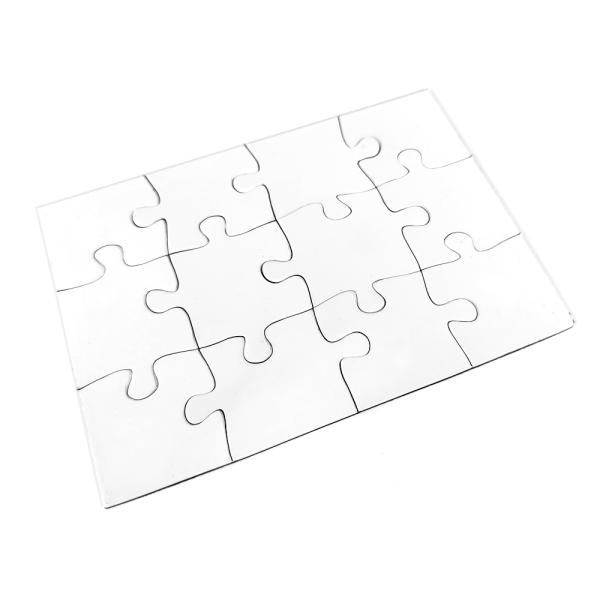 Puzzle magnético para sublimar con base magnética y acabado brillante