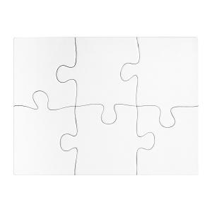 Puzzles magnétiques 6 pièces (15 x 20 cm) pour sublimation