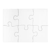 Puzzles magnétiques 6 pièces (15 x 20 cm) pour sublimation