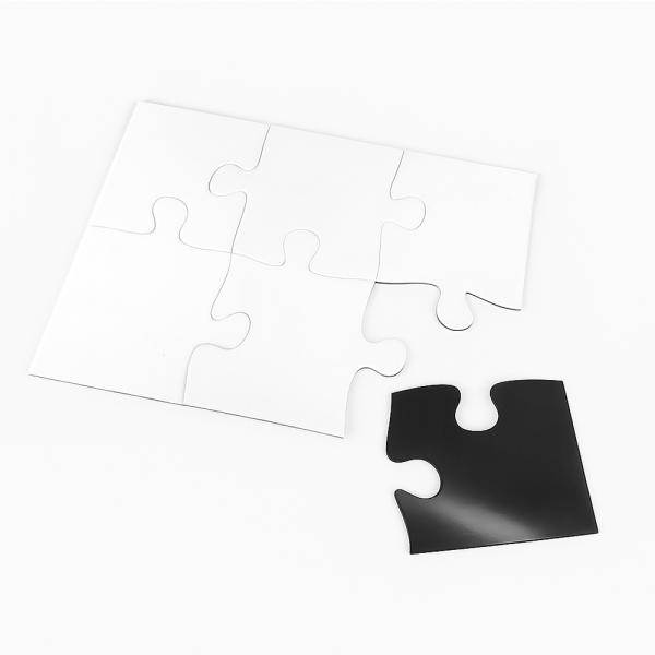 Puzzle magnétique à sublimer avec base magnétique pour réfrigérateurs