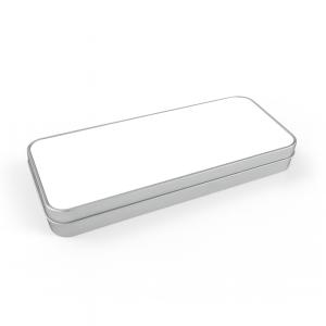 Estuche metálico de aluminio sublimable con tapa imprimible 2D