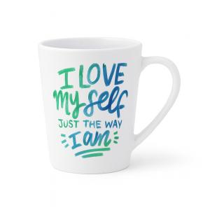 12 oz Conical ceramic cups for sublimation