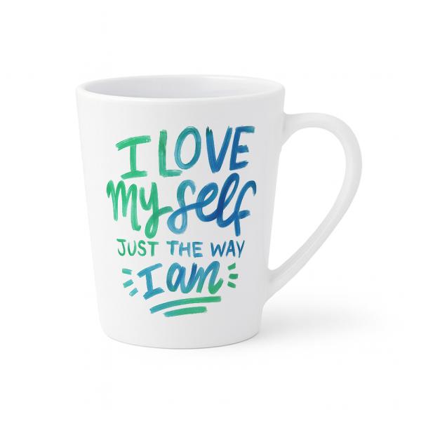 Tazza coniche in ceramica da 12 once sublimazione