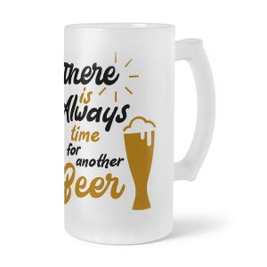 Jarra de cerveza de cristal esmerilada 16oz   para sublimación 2