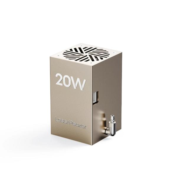 Modulo laser 20W per LaserPecker LX2: taglio fino a 12 mm in legno e acrilico nero