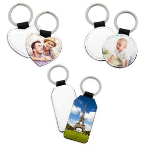 Porte-clés en similcuir pour sublimation