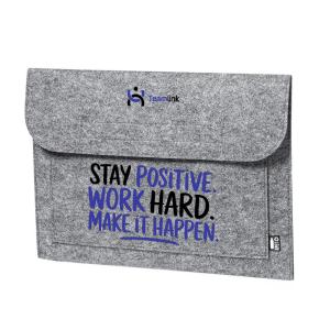 Recycled felt laptop bag and document holder 2