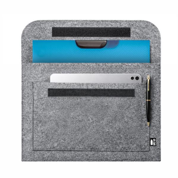 Recycled felt laptop bag and document holder