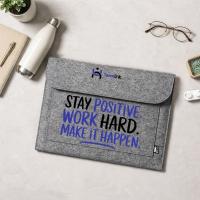 Recycled felt laptop bag and document holder