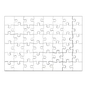 Puzzles de 48 piezas de madera (28,5x20 cm) para sublimación