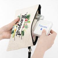 Astuccio portapenne / Beauty case effetto lino per sublimazione